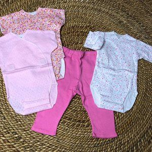 NWT 8-11LBS Newborn 4Pc Bundle Baby Girl